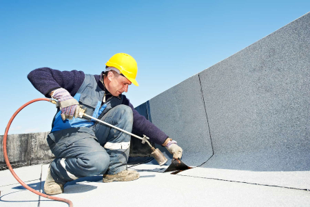Commercial TPO membrane installation on a DFW low-slope roof